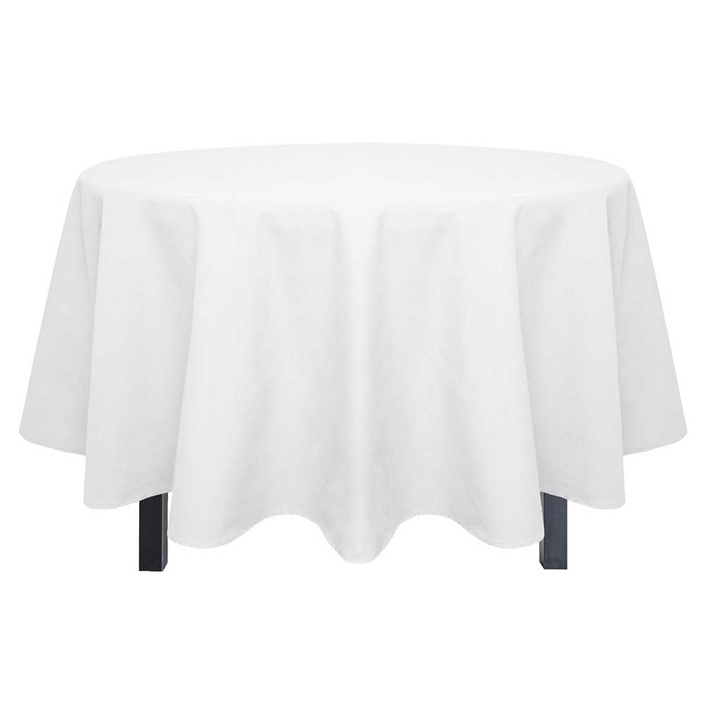 Heirloom Manor Tablecloth, 90 inch, White