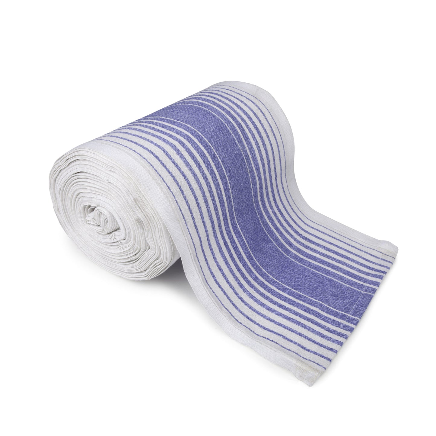 Huck Cabinet Roll Towel, 38 Yards, 11 inches wide, White with Blue Ombre Stripes