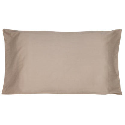 Percale T180 VAT Dyed Pillowcase, 55% Cotton/45% Polyester, Bone