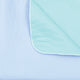 95% Polyester/ 5% Rayon / Blue and Green / 34x36 inch