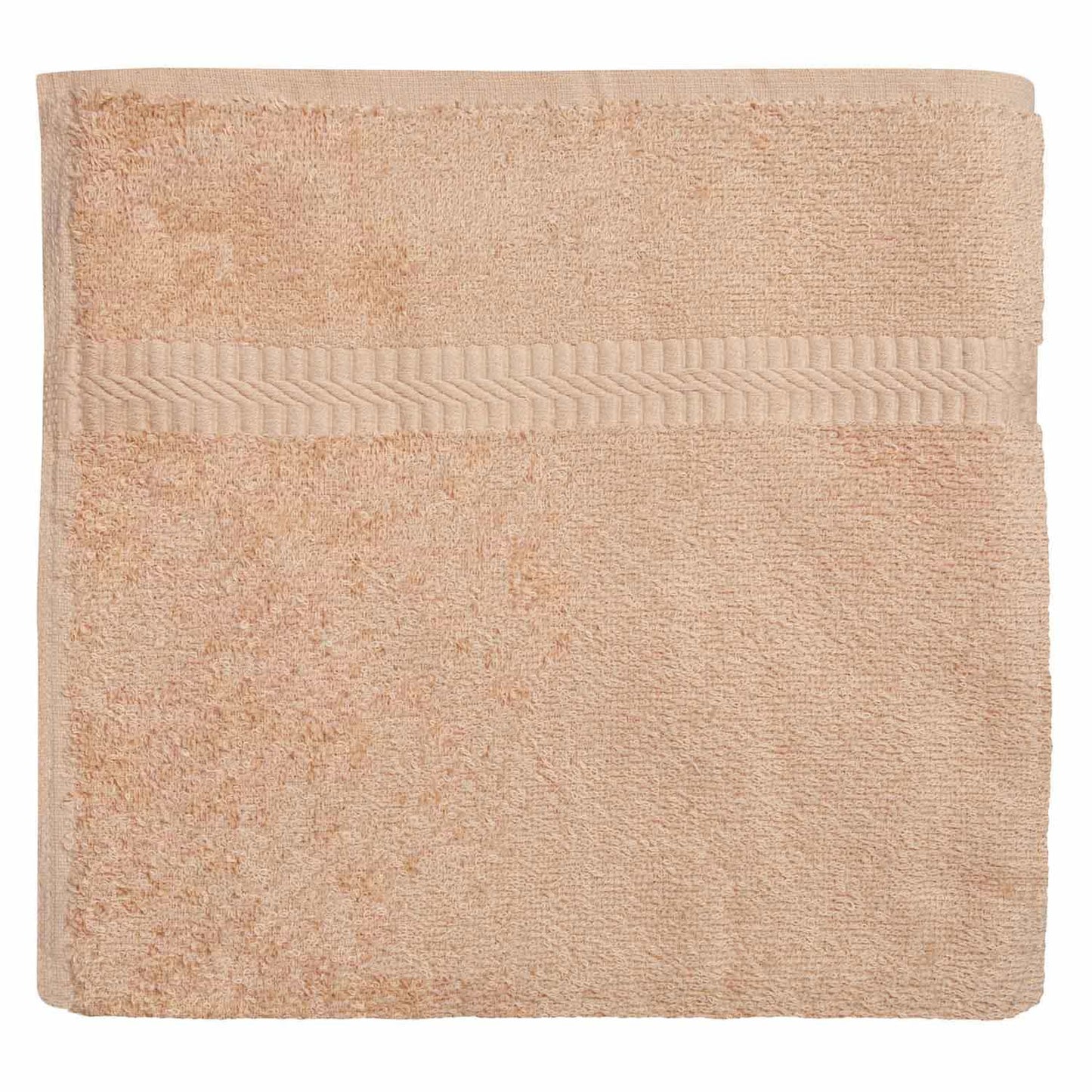 American Dawn | 24X50 Inch Beige With Dobby Border Hotel Towel | Bath Towel