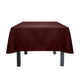 100% Spun Polyester / Dark Burgundy / 81x81 inch