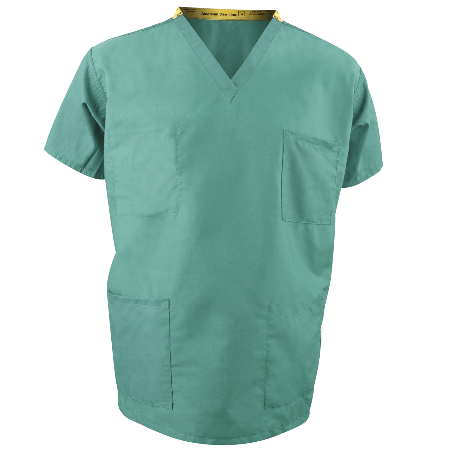 T150 Unisex Scrub Top, 2 Reversible Pockets (1 Chest, 1 Lower)