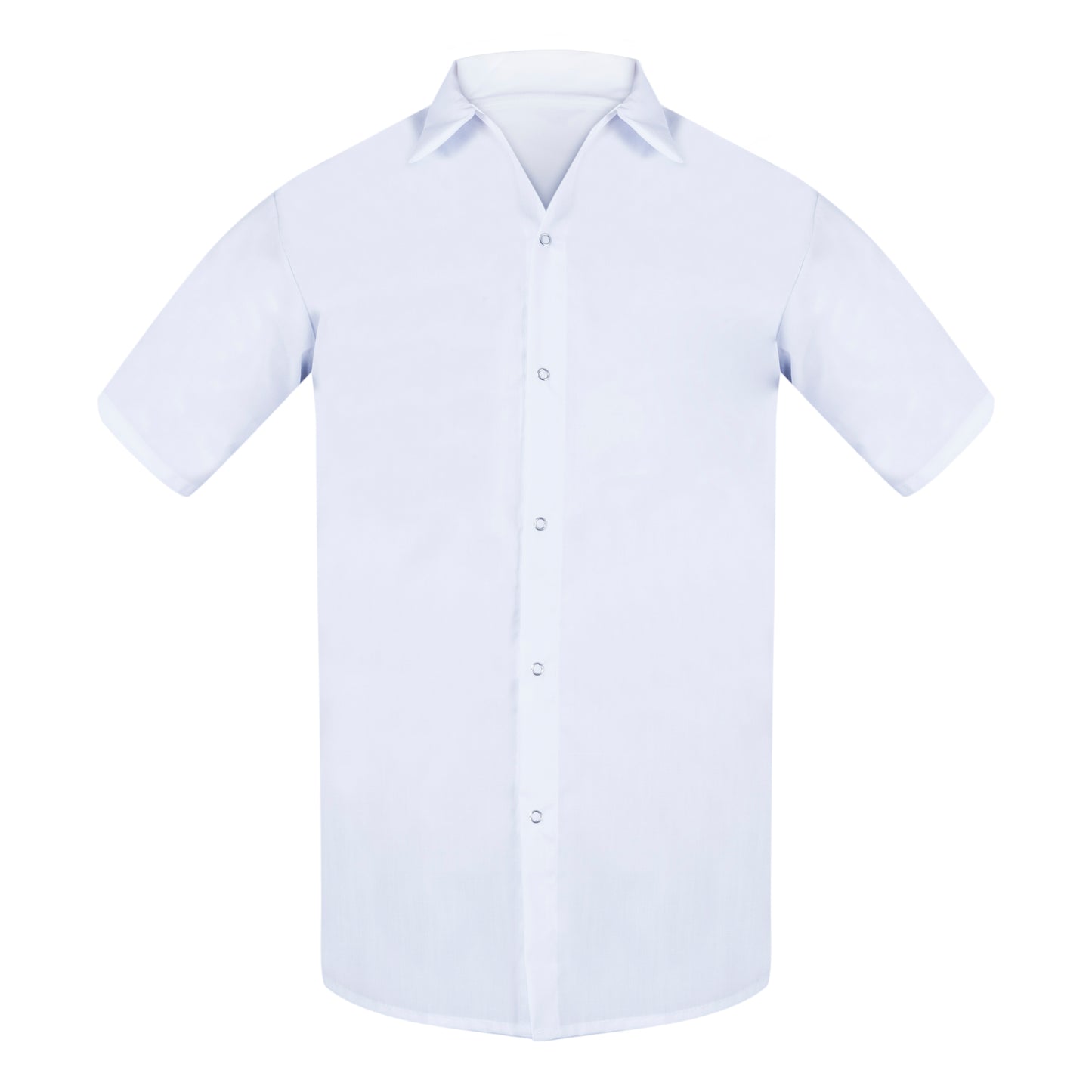 Cook Shirt, Short Sleeve, 1 Chest Pocket, Gripers, White