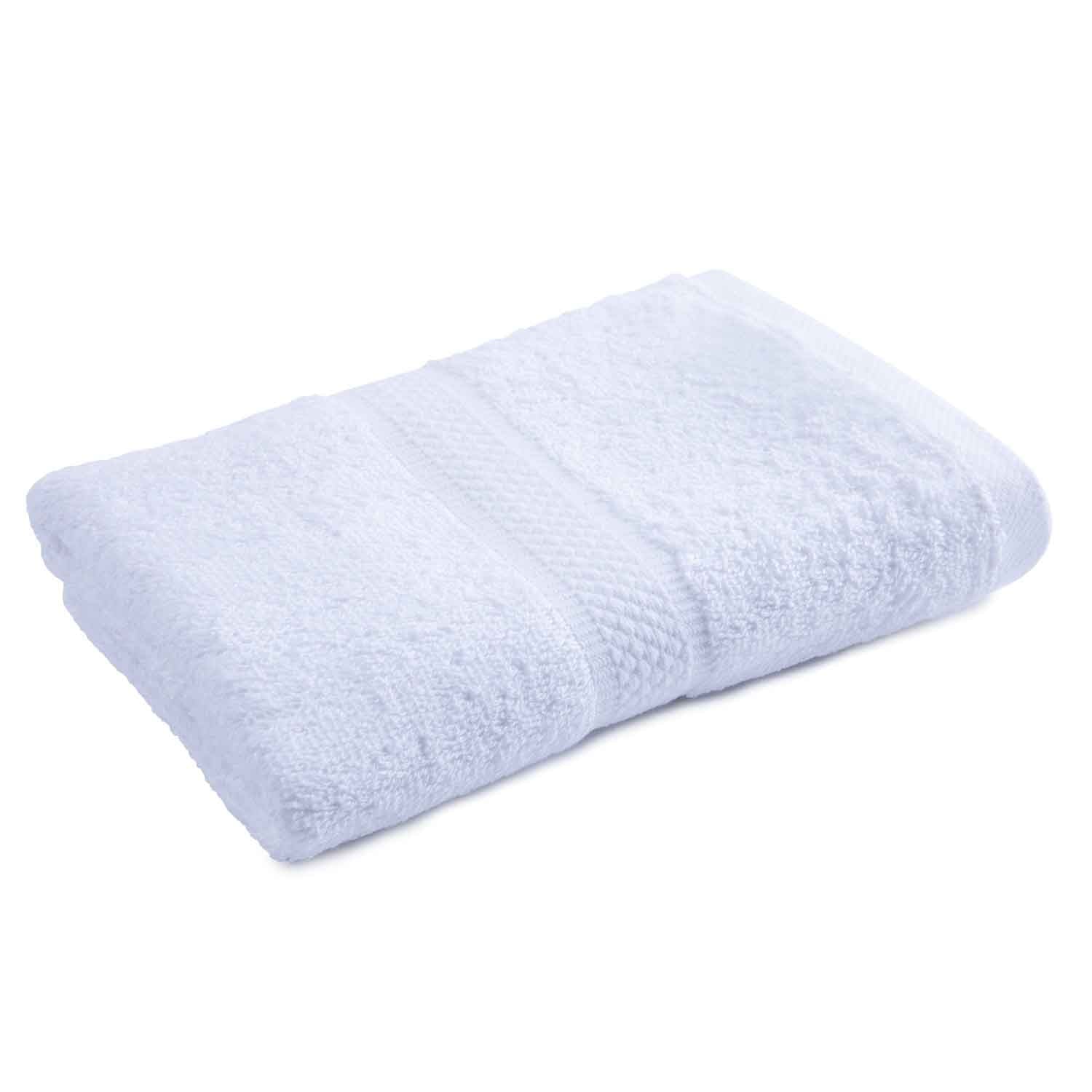 American Dawn | 16X30 Inch Kingston White Healthcare Towel | Hand Towel With Single Dobby | Tailored Honeycomb With Accents 