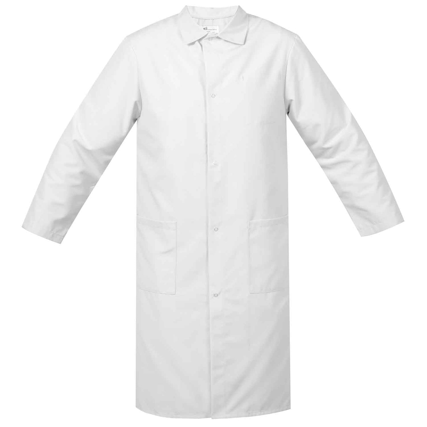 Butcher Coat, 3 Pockets, Long Sleeves, White, 25 pcs/pk