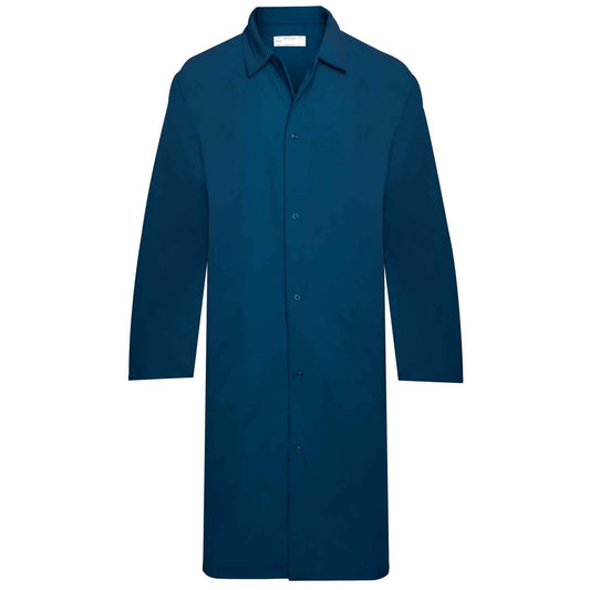 American Dawn | 2X-Large Light Blue Butcher Frock Coat With Long Sleeves And 2 Pockets