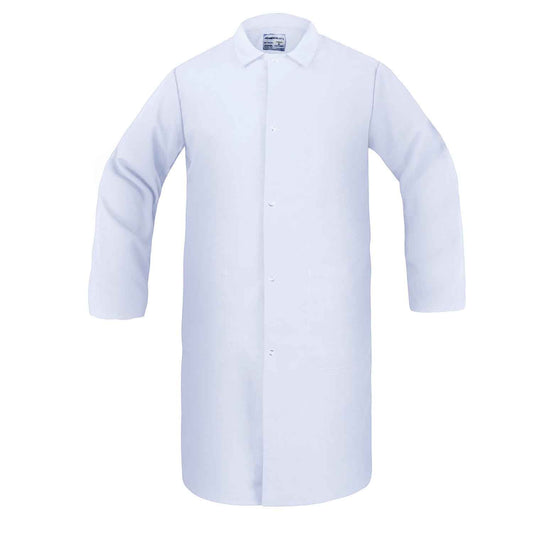 American Dawn | 2X-Large Light Blue Butcher Frock Coat With Long Sleeves And 2 Pockets