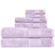 100% Cotton / Iris / Bath Towels: (2) 30x54 inchHand Towels: (2) 16x28 inchWashcloth: (2) 12x12 inch
