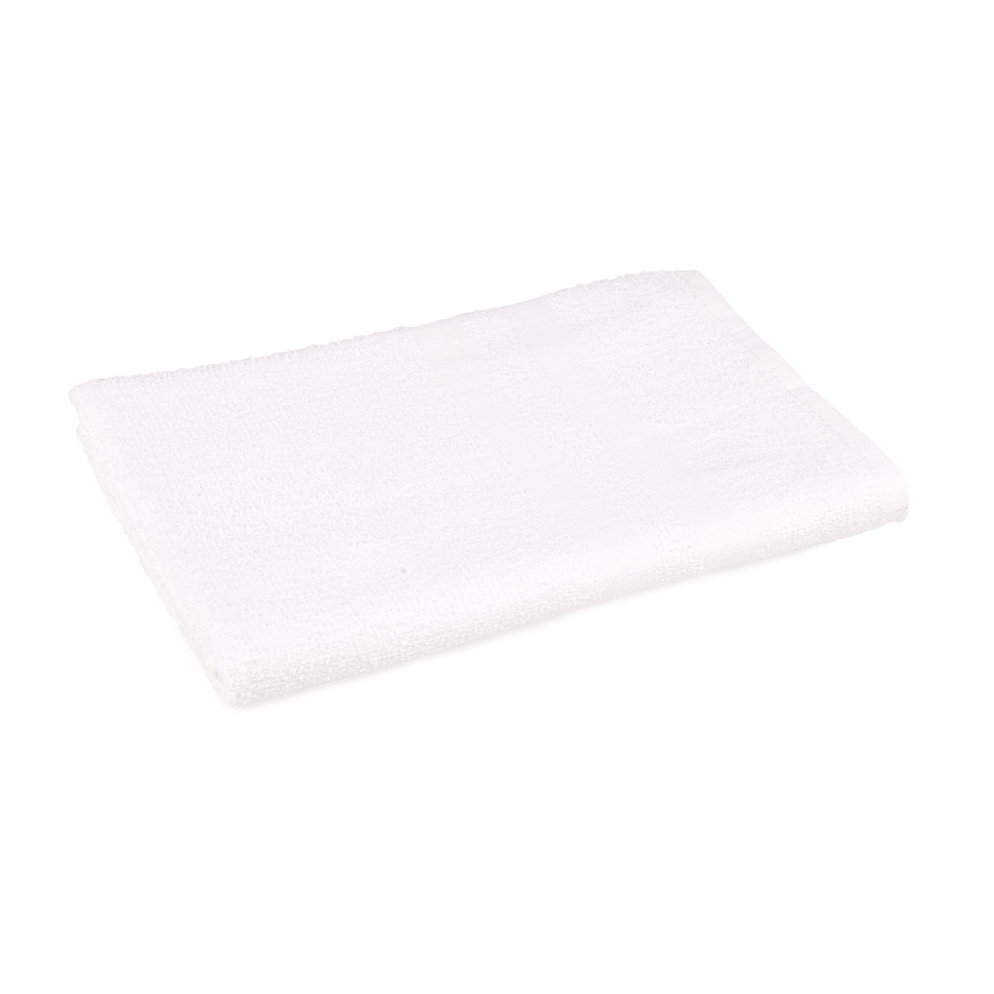 Bath Towel, 24x48 inch, Single, Hemmed, White