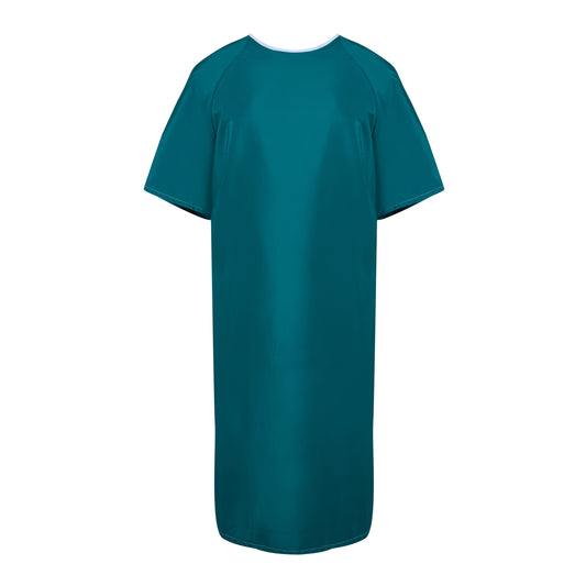 Patient Gown, 48x68 inch, Snap Closure, Forest Green