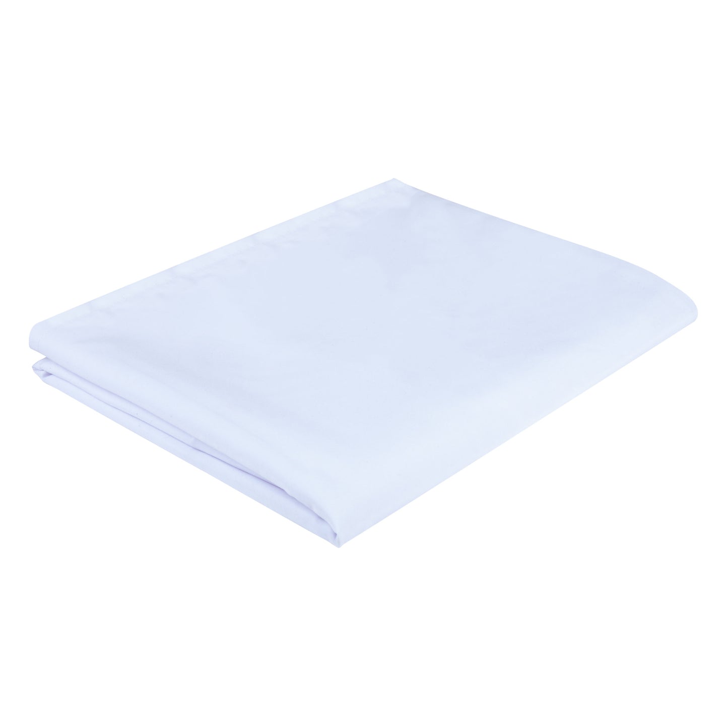 Microfiber Sheet, Flat, 66x104 inch, White