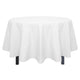 100% Polyester / White / 132 inch