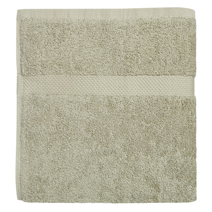 Premium Bath Towel, 24x50 inch, Vat Dyed, Dobby Border, Seafoam