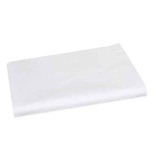 T180 Percale Flat Sheet, 60x104 inch, 55% Cotton/45% Polyester, White