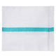 100% Cotton / White with Gree / 16x27 inch