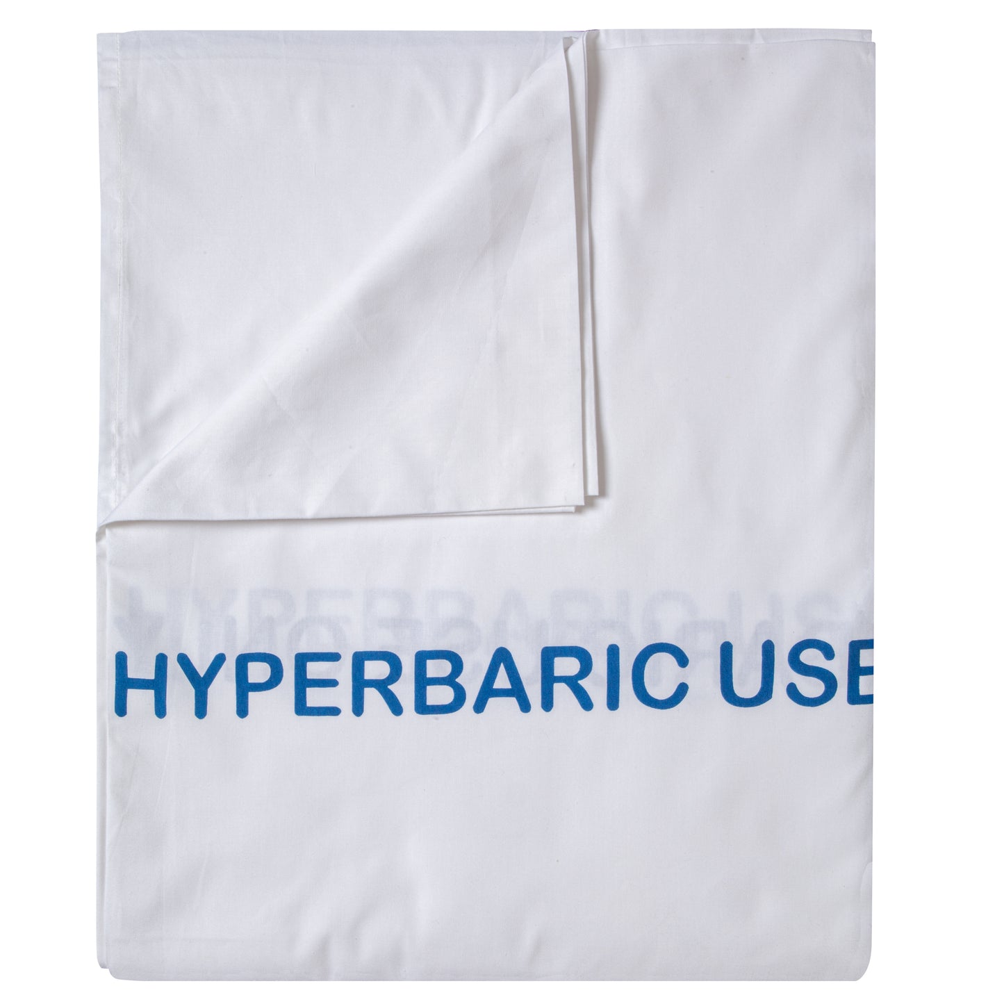 Hyperbaric Sheet, Flat,  66x107 inch, White