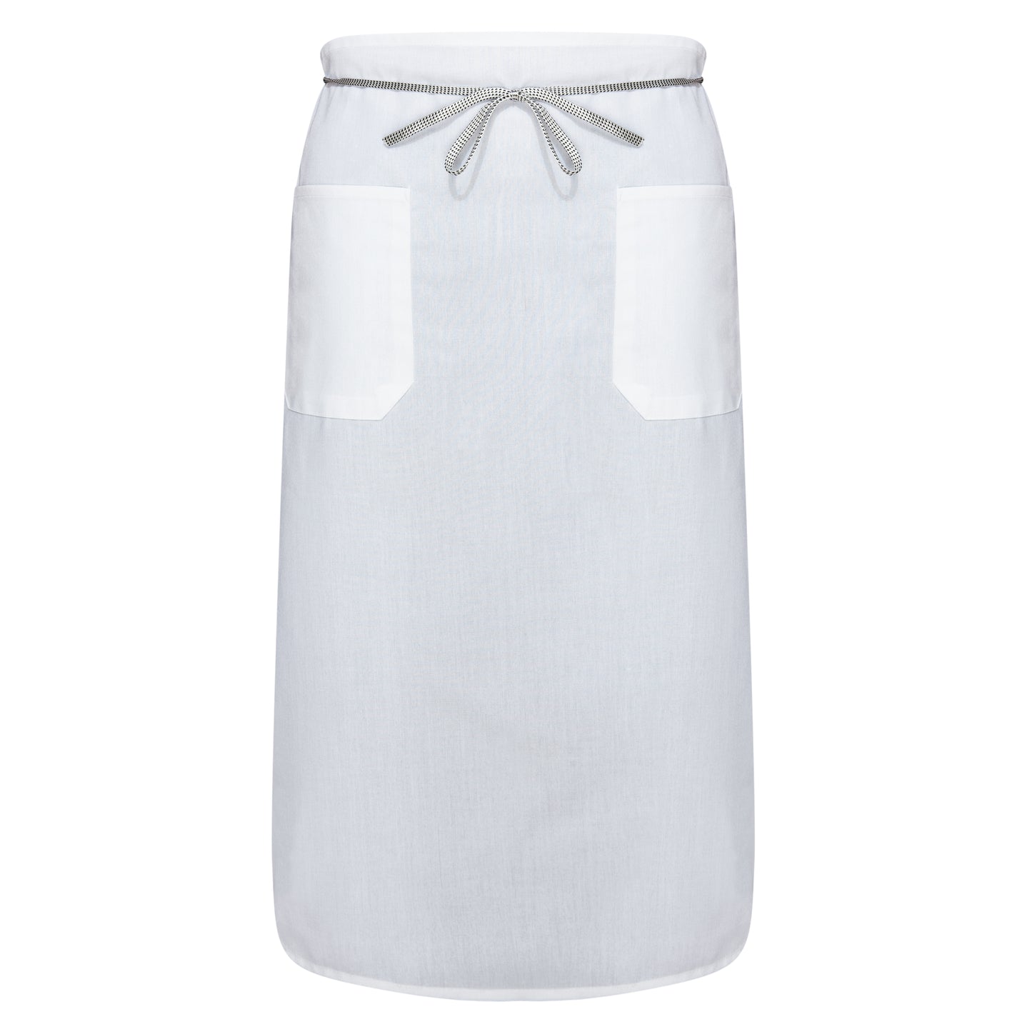 Bistro Waist Apron 30 x 36 inch, 2 Lower Pockets with 36 inch Matching Tube Ties, Import