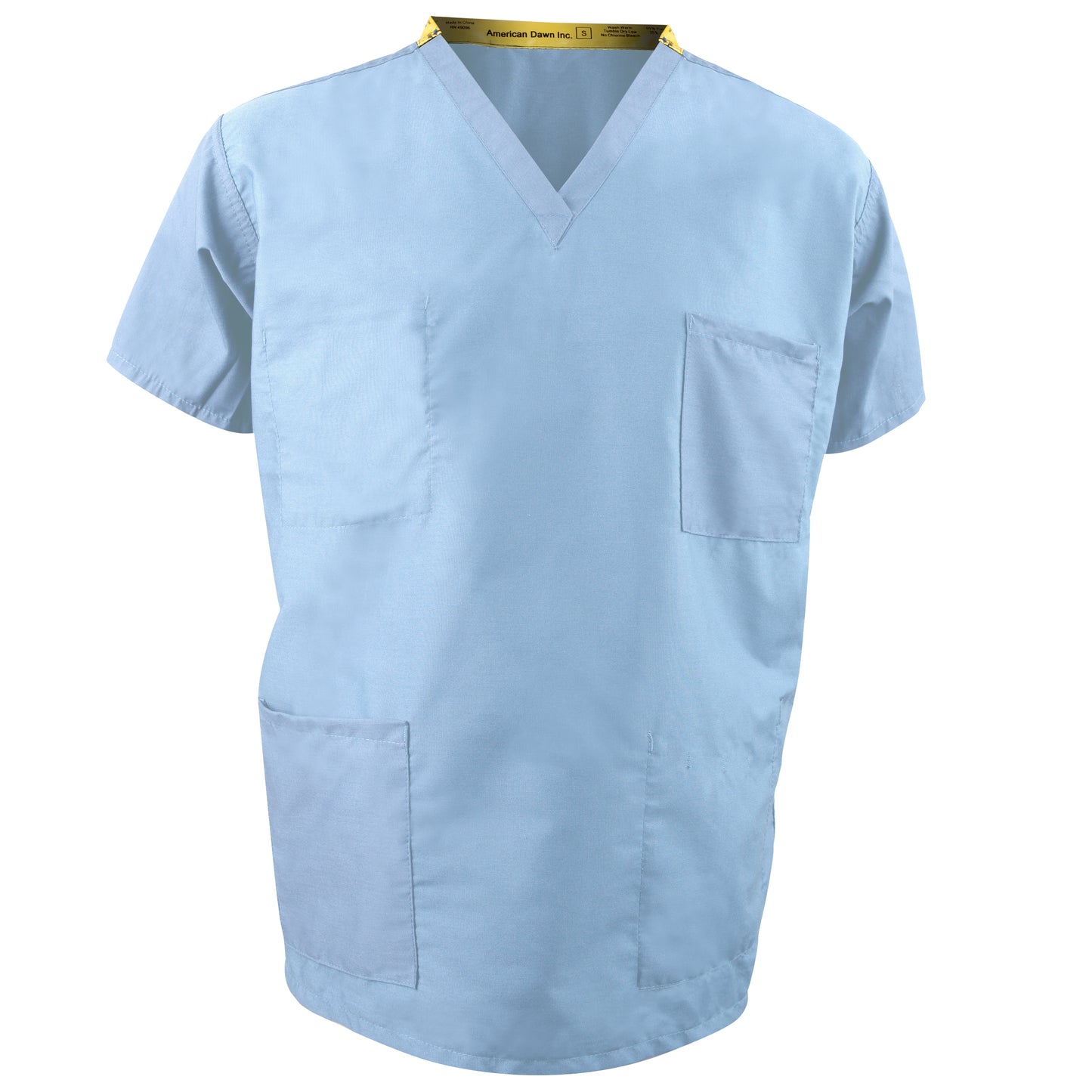 T150 Unisex Scrub Top, 2 Reversible Pockets (1 Chest, 1 Lower)