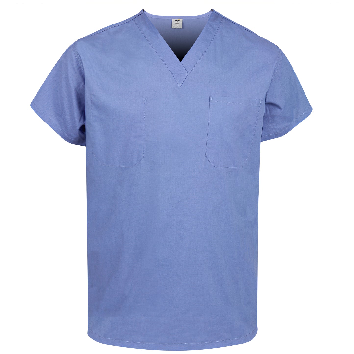 Unisex Reversible Scrub Top, 1 Reversible Pockets (Chest) Plain Weave