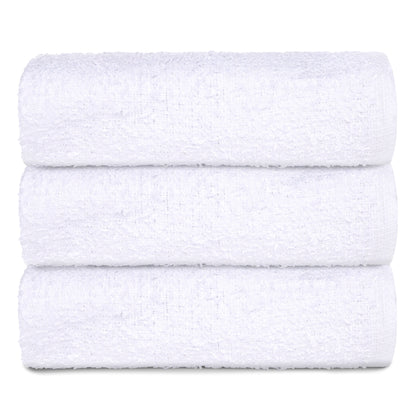 Ultimate Wash Cloth, 12x12 inch, No Cam Border, 100% Ringspun Cotton, White
