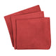 100% Cotton / Red / 14 x 14 inch