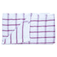 100% Cotton / Mauve Checkered / 15x25 inch