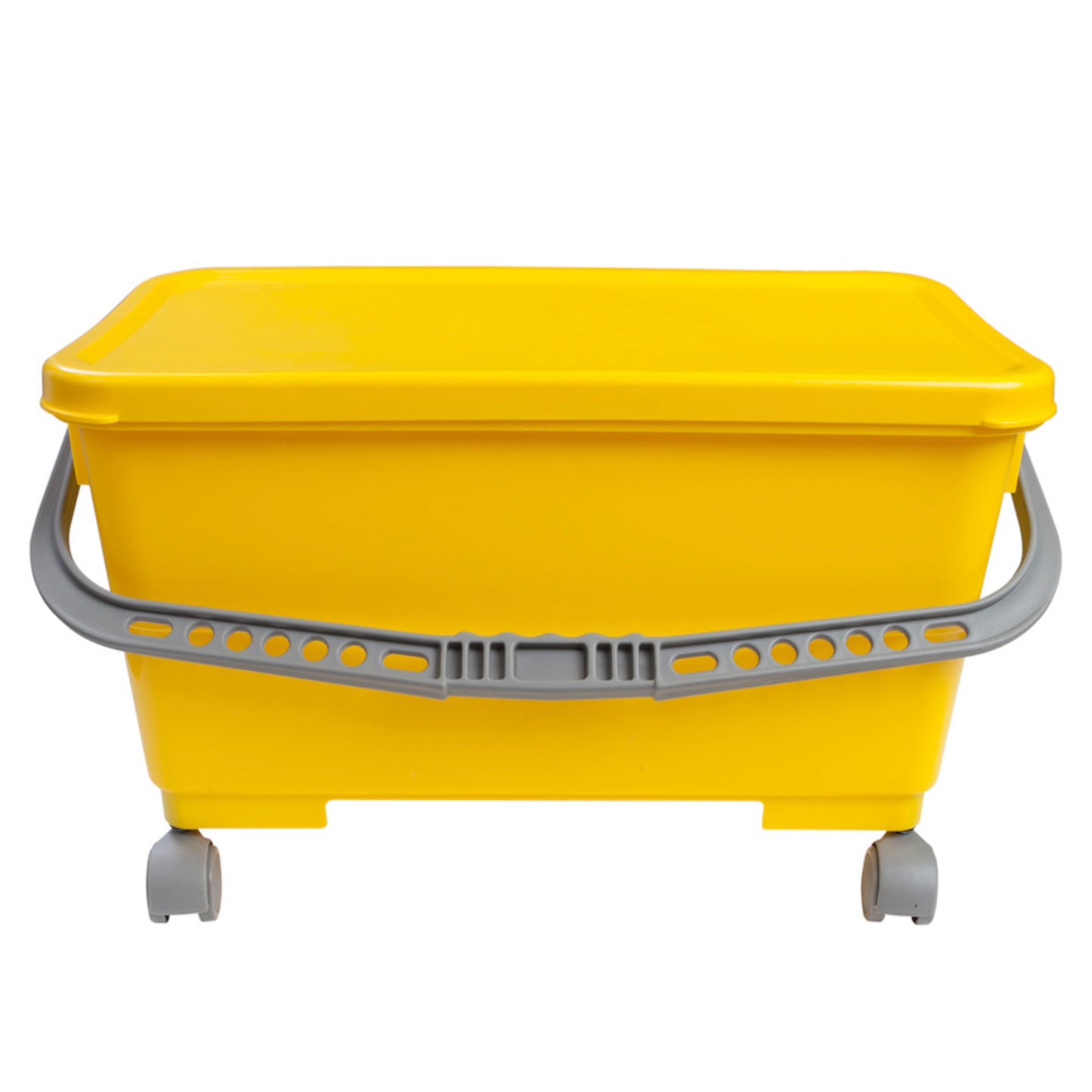 Premium Mop Bucket with Handle and Wheels, 20x10.5x 13 inches