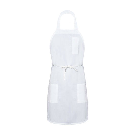 Bib Apron 28" x 33" 3 Pockets (1 Pencil, 2 Lower) w/ 36" Nylon String, Poly-Monofiliment