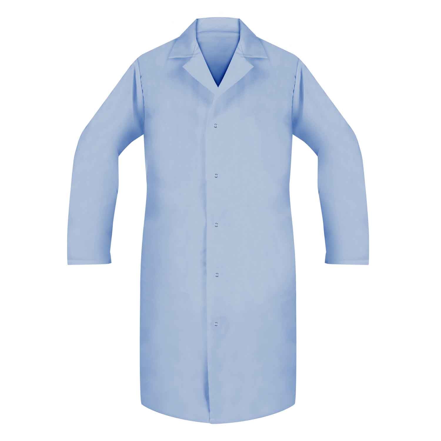 American Dawn | X-Small Light Blue Lab Coat With Long Sleeves And No Pockets