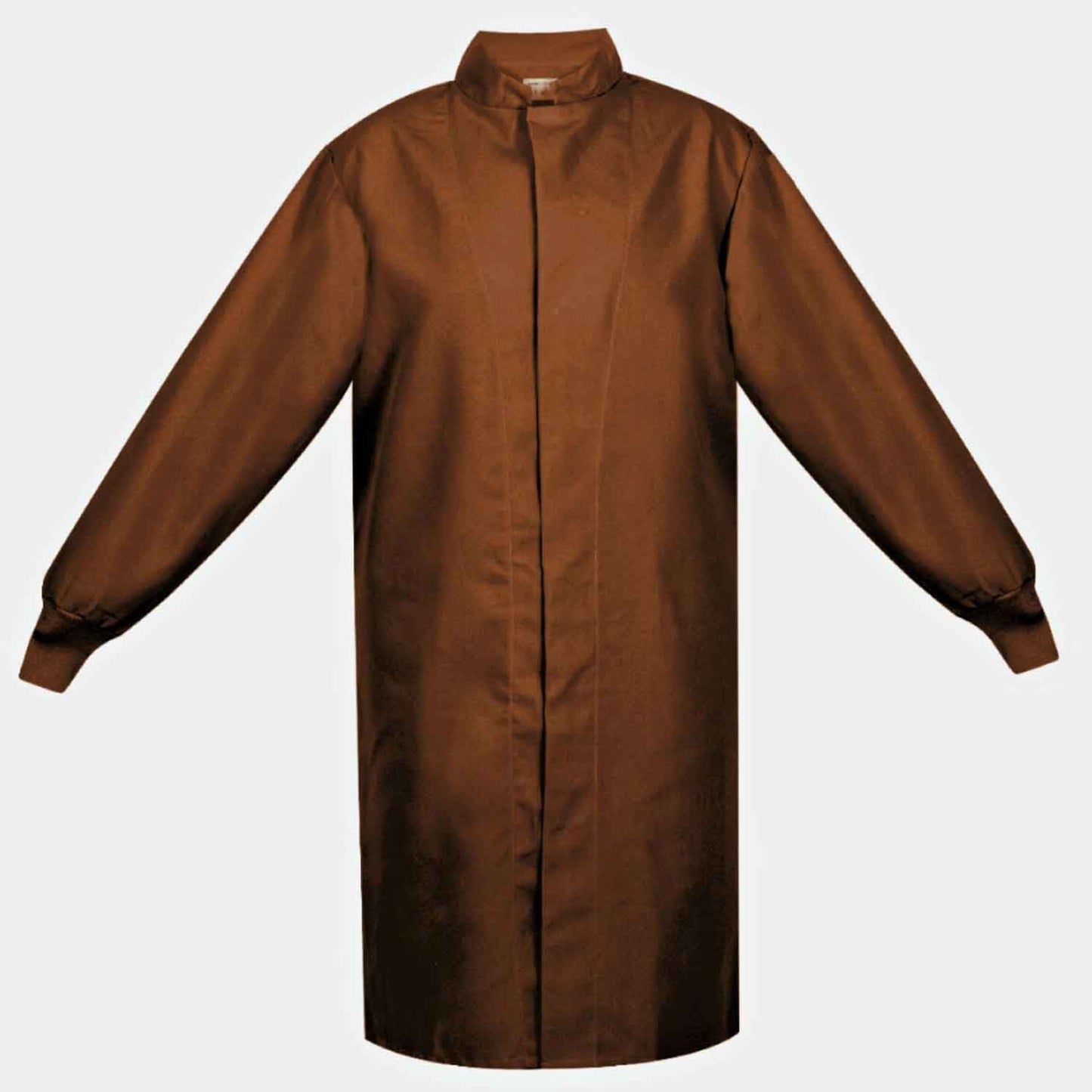 American Dawn | X-Large Brown Lab Coat With Long Sleeves And No Pockets