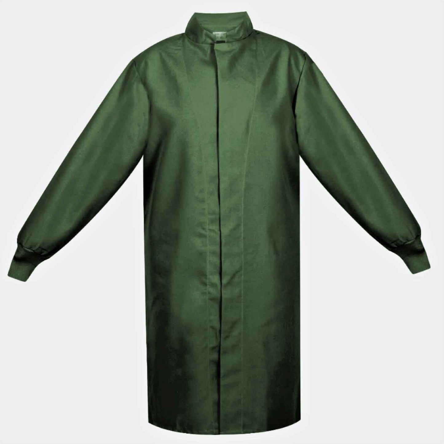 American Dawn | X-Small Forest Green Lab Coat With Long Sleeves And No Pockets