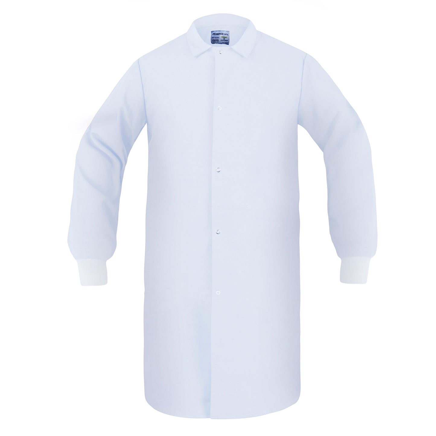 American Dawn | X-Small White Lab Coat With Long Sleeves And No Pockets