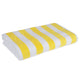 100% Cotton / Yellow And White Stripes / 30x60 inch