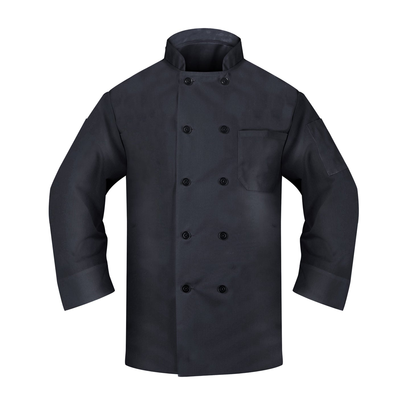 American Dawn | X-Small Black Chef Coat With Long Sleeves And 1 Pocket
