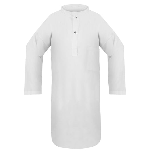 Butcher Coat, 1 Pocket, White, 36 pcs/pk