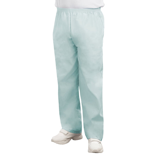 American Dawn | Misty Green Medium Patient Bottoms | Pajama Pant With No Pockets And Fly Opening