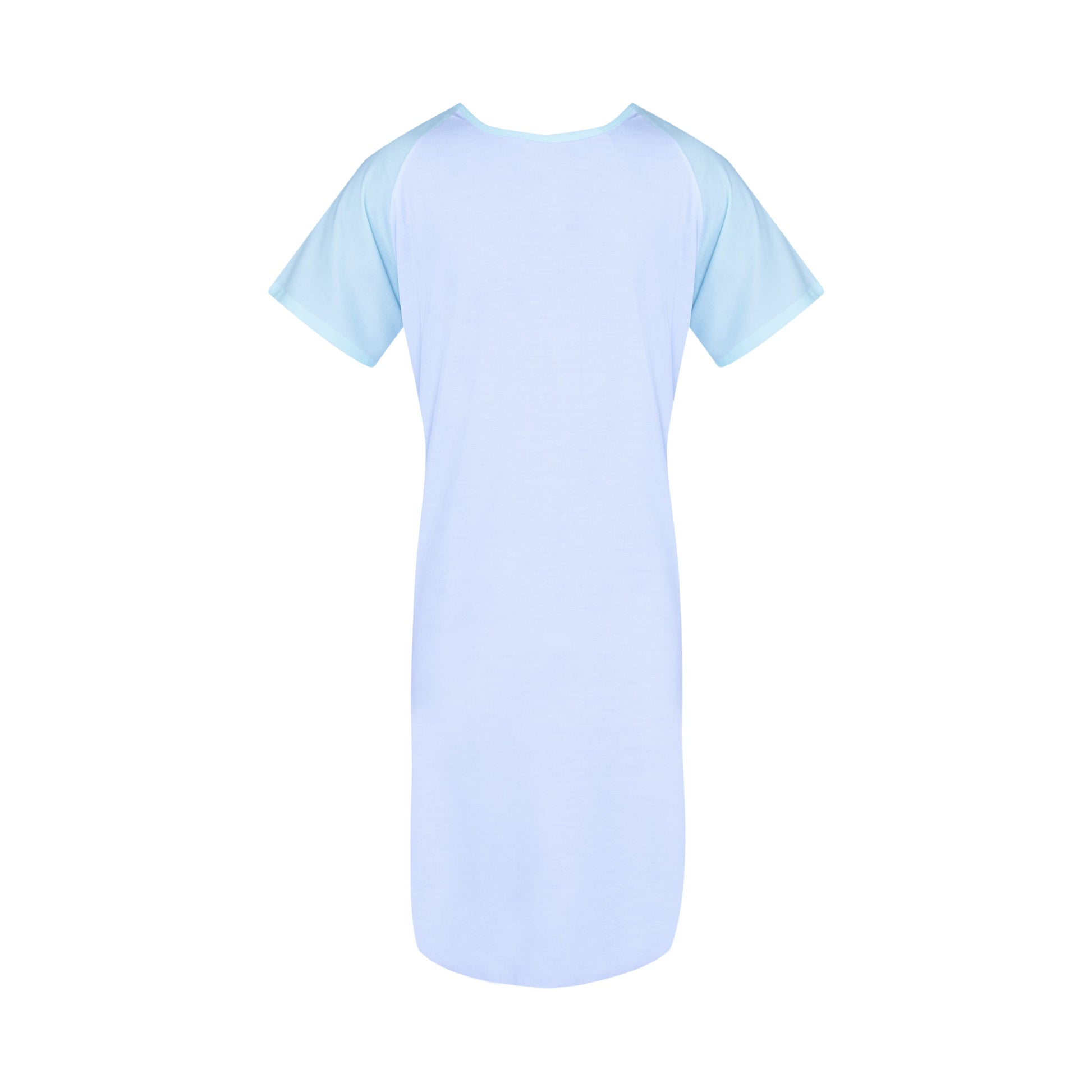 American Dawn | Youth Blue Patient Gown With Short Sleeves And