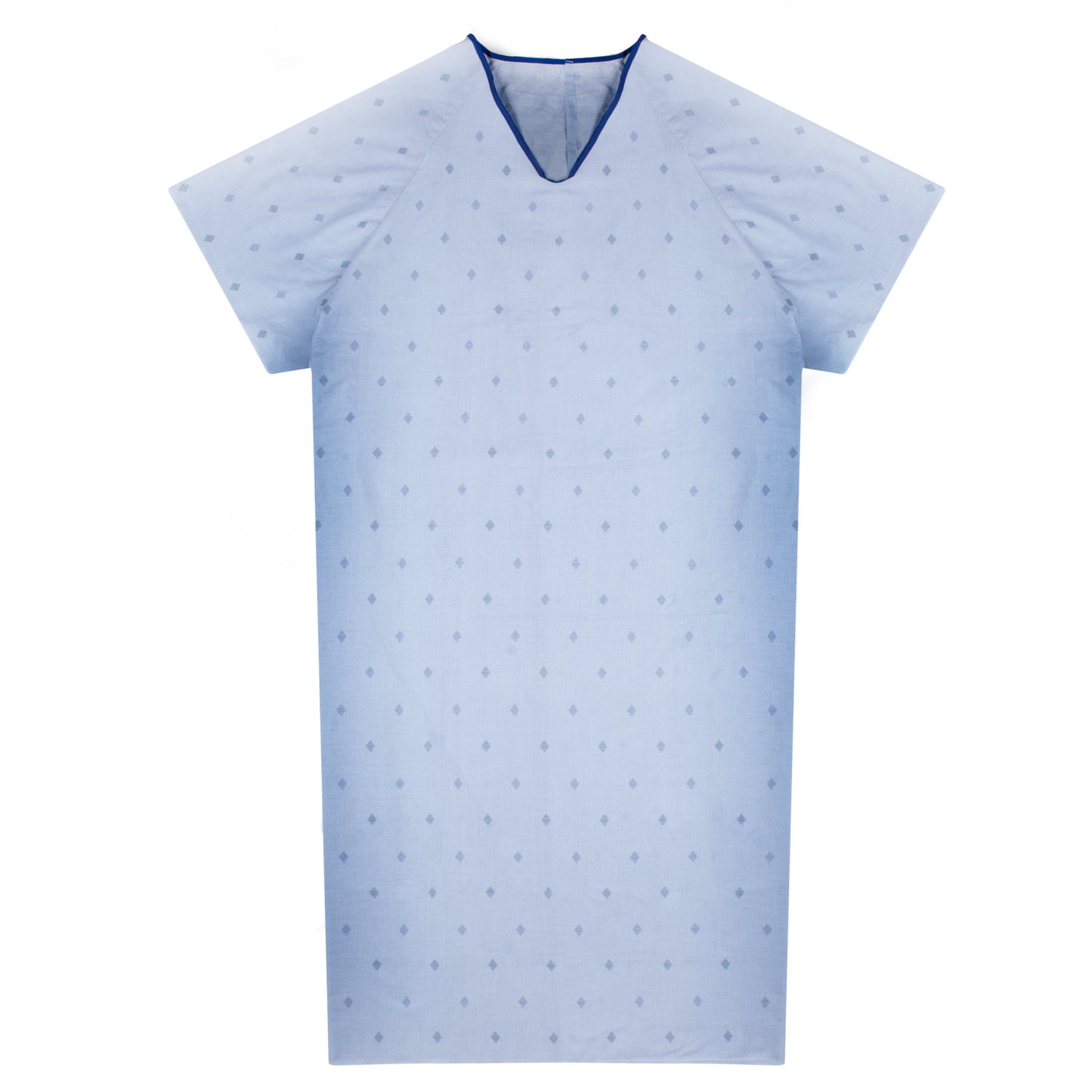 American Dawn | 3X-Large Blue Patient Gown With Short Sleeves And
