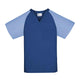 100% Polyester / Navy Blue And Ceil Blue / Large