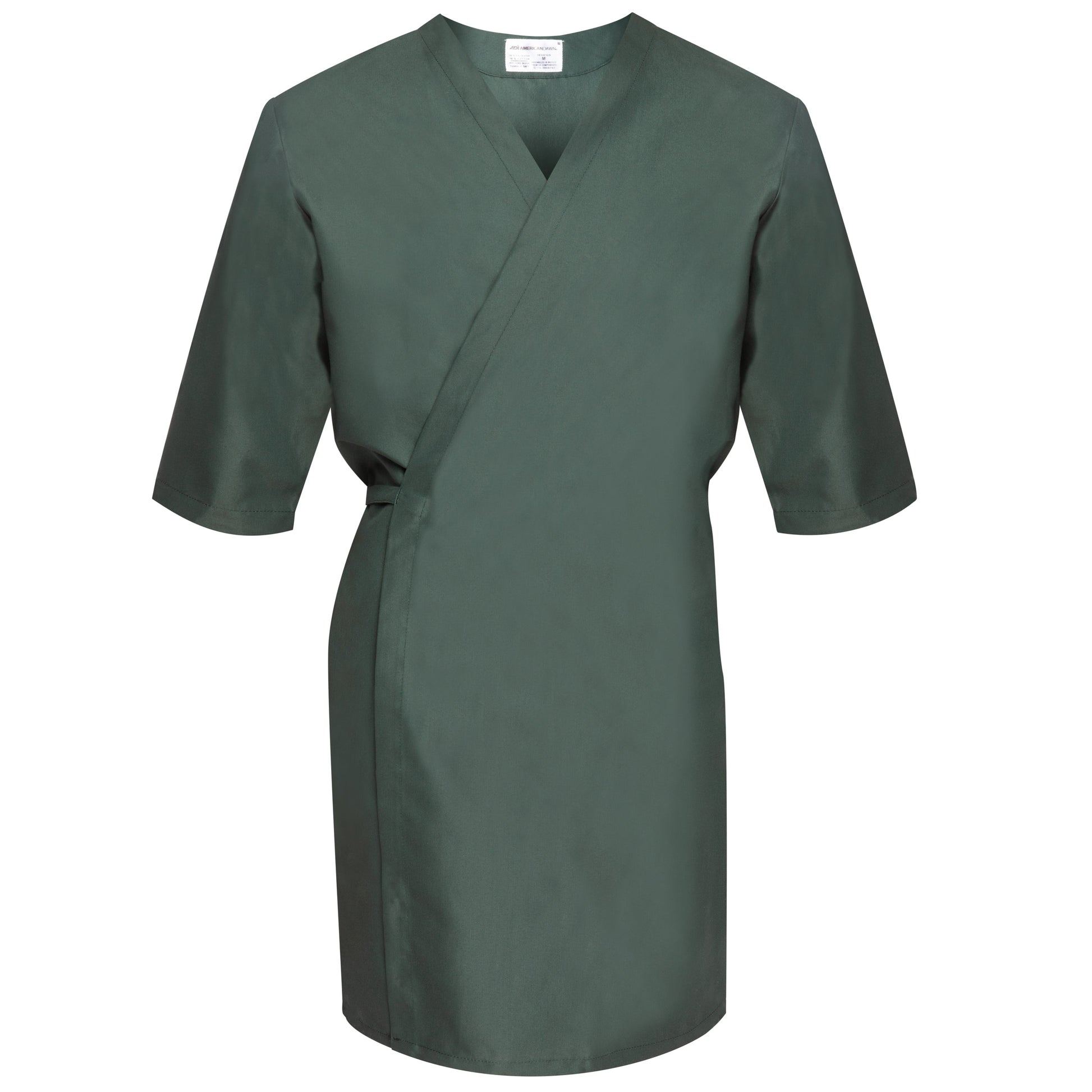 American Dawn | X-Large Forest Green Smock Wraps With 3/4 Sleeves And No Pockets