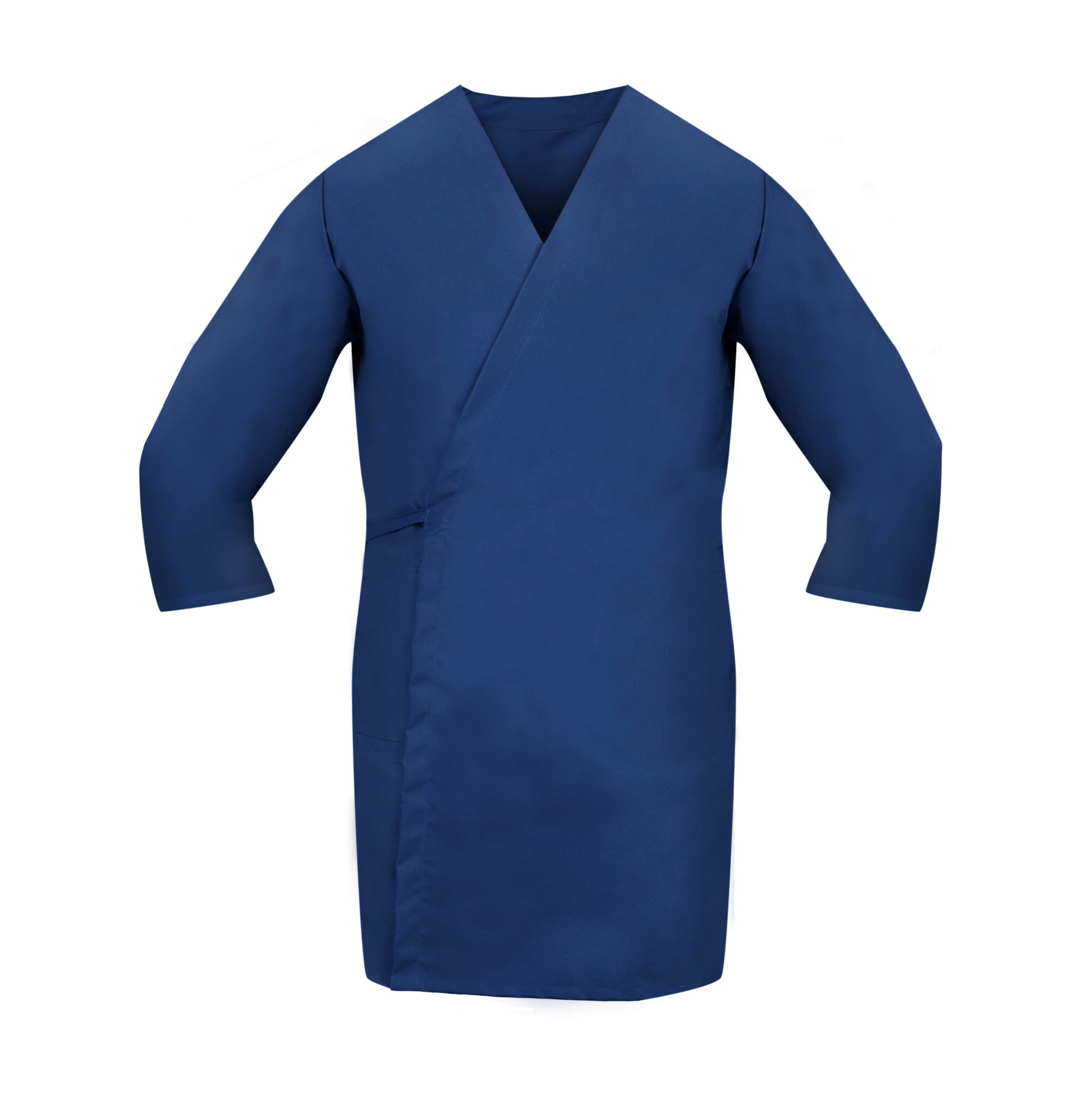 American Dawn | X-Large Navy Blue Smock Wraps With 3/4 Sleeves And No Pockets